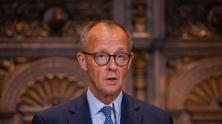 Der Bundeskanzler Friedrich Merz (CDU).