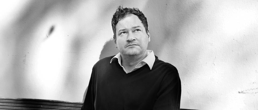 Berlin, 15.08.2017, Thomas Melle, Schriftsteller und Übersetzer, zuletzt erregte sein Buch "Die Welt im Rücken" über seine bipolare Störung große Aufmerksamkeit; Foto: Regina Schmeken