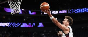 Franz Wagner und die deutschen Basketballer hatten gegen Großbritannien keine Probleme.