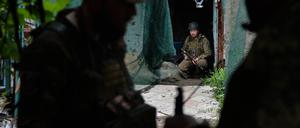 Ukrainische Soldaten im Donbass