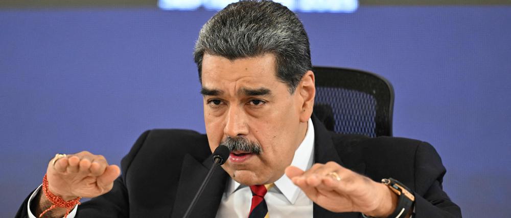 Venezuelas Päsident Nicolás Maduro.