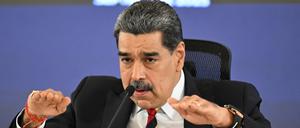 Venezuelas Päsident Nicolás Maduro.