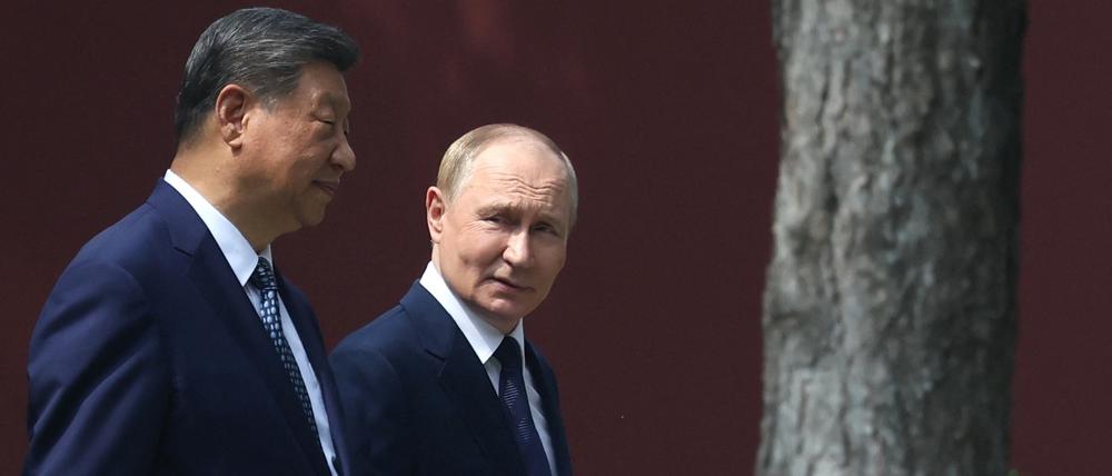 Wichtige Partner: Chinas Partei- und Staatschef Xi Jinping und der russische Präsident Wladimir Putin.