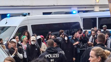Die propalästinensische Demonstration am vergangenen Donnerstag, auf der es zu dem Zwischenfall kam, war nicht angemeldet worden. (Archivbild)