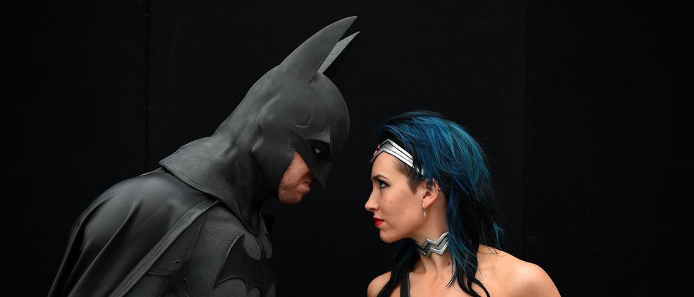 Weniger Cosplay, mehr unsichtbaren Mut. Szene von der Comic Con im australischen Sydney.