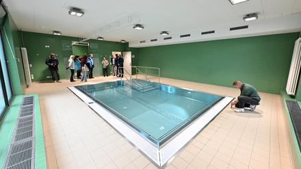 Die Comenius-Schule hat jetzt ein Therapiebad.