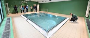 Die Comenius-Schule hat jetzt ein Therapiebad.