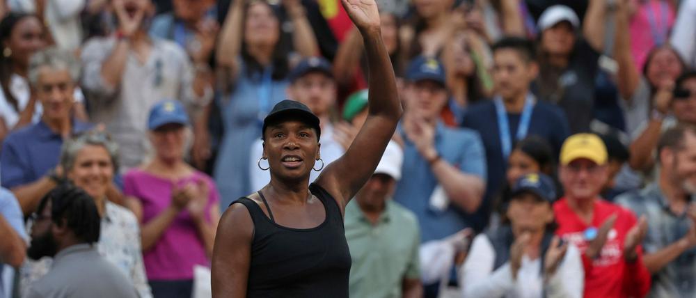 Für Venus Williams war im Doppel-Viertelfinale der US Open Schluss.