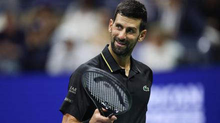 Novak Djokovic bezwang im Viertelfinale der US Open Taylor Fritz.