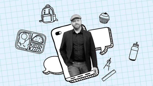 Was Eltern zur Schule in Berlin zu sagen haben: Vater Marco Fechner schreibt nun regelmäßig die Kolumne „Aus dem Elternchat“.