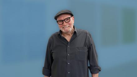 Der Maler Luc Wolff in seinem Atelier in Berlin-Wilmersdorf.