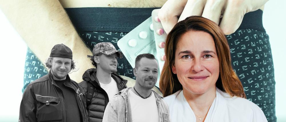 Mandy Mangler reagiert auf die Straßenumfrage zur Frage: „Würdest du die Pille für den Mann nehmen?“
