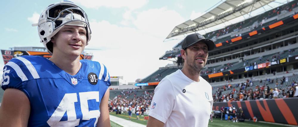 Maximilian Mang durfte in der Saisonvorbereitung schon ein bisschen NFL-Luft schnuppern, jetzt will er es über die Practice Squad in den Kader schaffen.