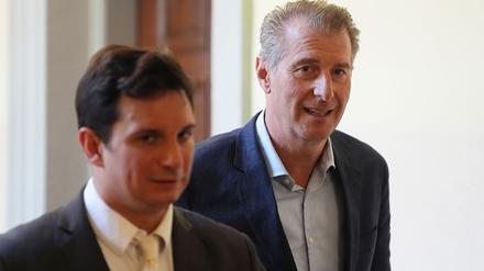 Hensel berichtete (r.) im Gericht über den jahrelangen Sorgerechtsstreit mit seiner Ex-Frau.