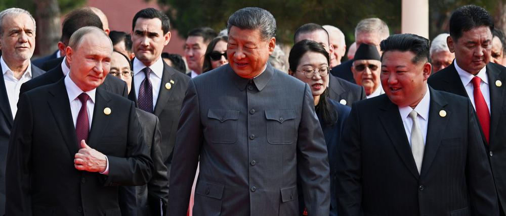 Putin und Xi philosophieren über die Kunst, noch älter zu werden.