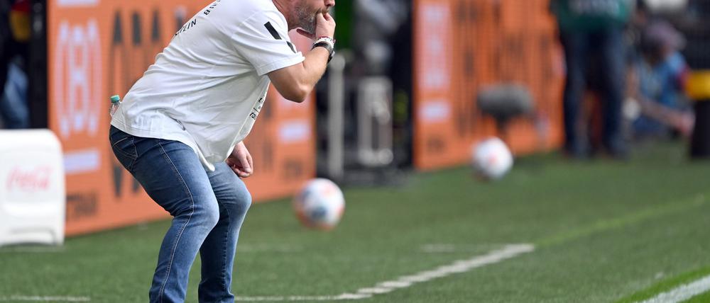 Steffen Baumgart sah wenig Positives im Test von Union Berlin gegen Regionalligist VSG Altglienicke.
