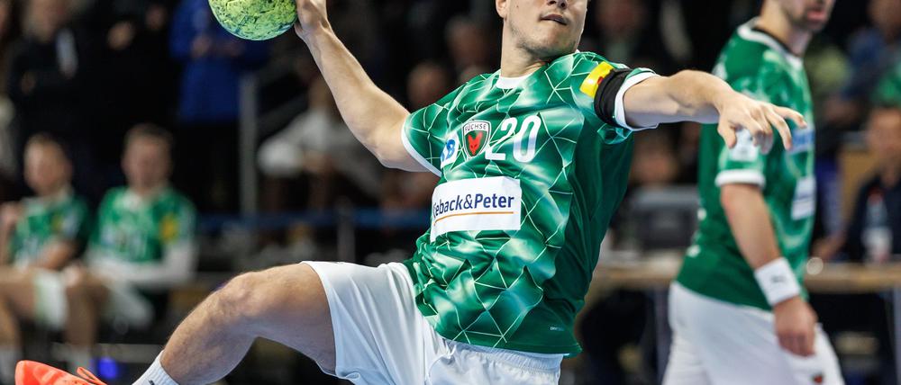 Füchse-Linksaußen Tim Freihöfer erzielte gegen Göppingen acht Tore