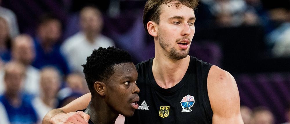 Führten Deutschland zum klaren Gruppensieg: Dennis Schröder (l.) und Franz Wagner (r.)