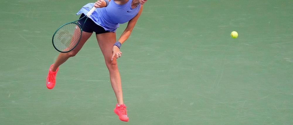 Die Revanche für Wimbledon gelingt: Amanda Anisimova gelingt die Revanche für ein 0:6, 0:6.