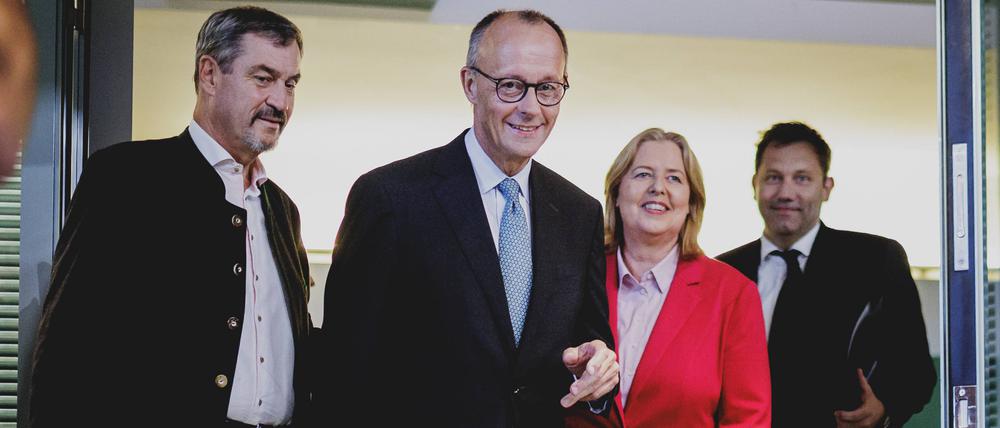Bundeskanzler Friedrich Merz gibt sich zufrieden. Allerdings sollte er es nicht sein, schreibt unser Autor.