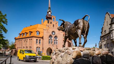 Das Rathaus von Nauen (Havelland).