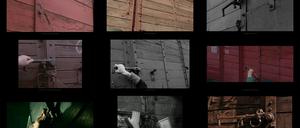 In den Holocaustfilmen werden die Viehwaggons, mit denen die Juden abtransportiert werden, häufig zusätzlich verschlossen oder verplombt.