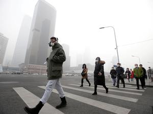 Smog-Alarm in Beijing: Luftverschmutzung zählt weltweit zu den größten Gesundheitsproblemen.