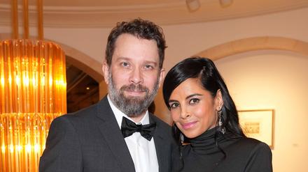Christian Ulmen, Collien Ulmen-Fernandes beim Bundespresseball 2024.
