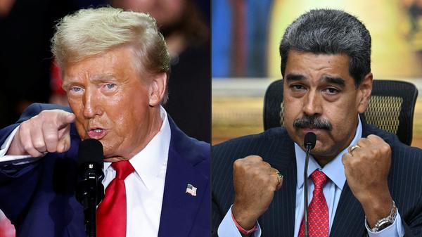 Drohen einander mittlerweile regelmäßig: US-Präsident Donald Trump und Venezuelas Staatschef Nicolás Maduro.