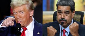 Drohen einander mittlerweile regelmäßig: US-Präsident Donald Trump und Venezuelas Staatschef Nicolás Maduro.
