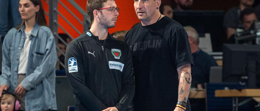 Enge Vertraute: Jaron Siewert (l.) und Stefan Kretzschmar. (Archivbild)