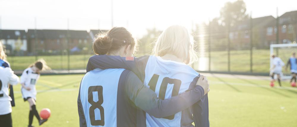 Fußballspielerinnen in Großbritannien