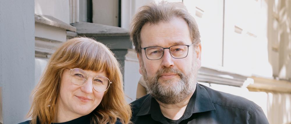Jörg Sundermeier und Kristine Listau vom Verbrecher Verlag.