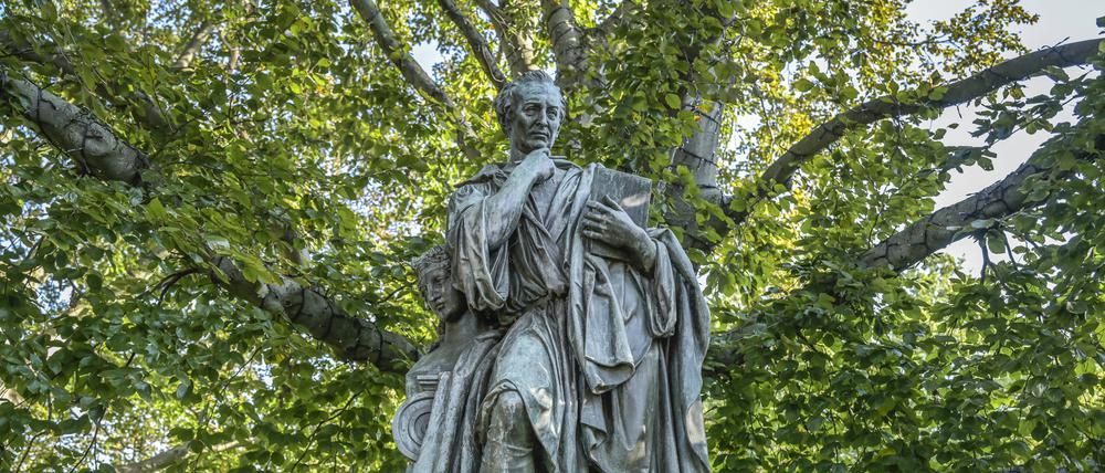 Der große Sohn: Denkmal für Johann Joachim Winckelmann in der Altstadt von Stendal. 