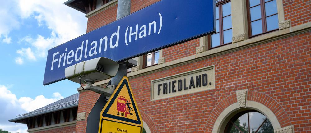 Der Bahnhof Friedland in Südniedersachsen: Hier starb am 11. August eine Jugendliche. (Archivbild)