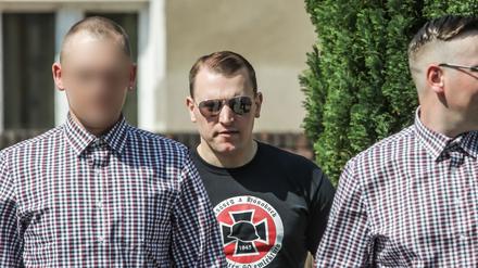  Sven Kilian (M.) will in Nauen Bürgermeister werden. 