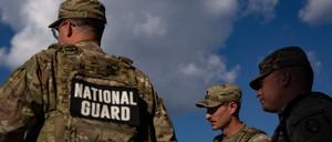 Angehörige der Nationalgarde in der US-Hauptstadt Washington DC