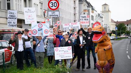 Auf dem Tempelhofer Damm soll bald wieder Tempo 50 gelten.