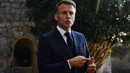 Macron hatte im Juli angekündigt, einen palästinensischen Staat anerkennen zu wollen. (Archivbild)