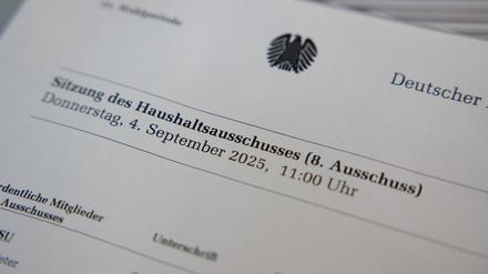 Die wichtigsten Fragen gelten nach der Haushaltsbereinigung als geklärt. Die Haushälter gehen dabei alle Einzeletats durch und lassen die Ministerinnen und Minister vorsprechen.
