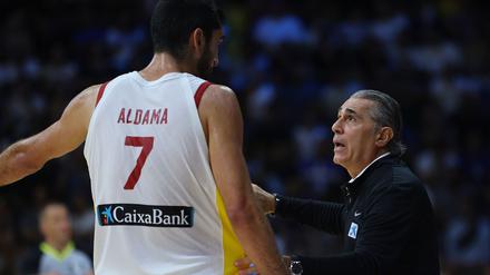 Spaniens Basketball und Trainer Sergio Scariolo