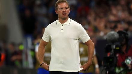 Bundestrainer Julian Nagelsmann ist verärgert über die Leistung der Nationalmannschaft.