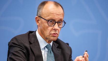 Merz beim Pressestatement zu den Ergebnissen des Koalitionsausschusses