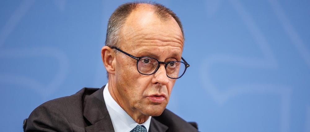 Merz beim Pressestatement zu den Ergebnissen des Koalitionsausschusses