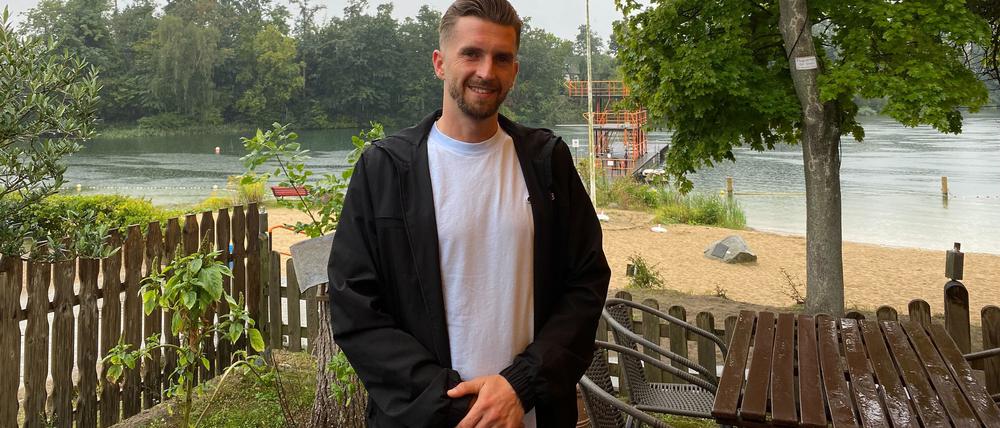 Georg Neu, Pächter des Strandbades Lübars.