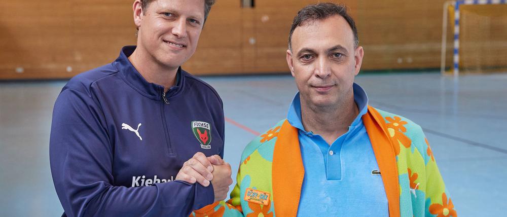 Das neue Füchse-Duo: Nicolej Krickau (l.) und Bob Hanning