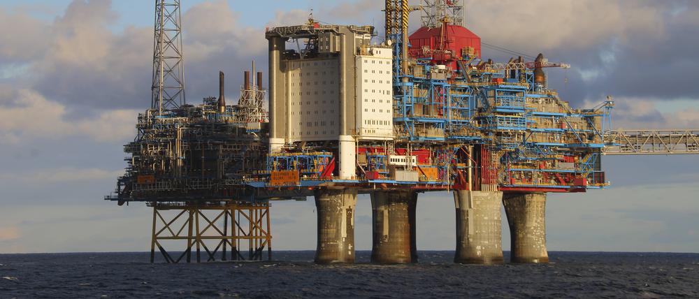 Im norwegischen Sleipner-Ölfeld in der Nordsee wird das Treibhausgas CO₂ bereits unter die Erde gepumpt.