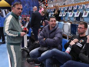 Füchse-Trio. Bob Hanning wurde mit Stefan Kretzschmar (M.) und Jaron Siewert (r.) Deutscher Meister. Jetzt hat er seine Mitstreiter gefeuert. 