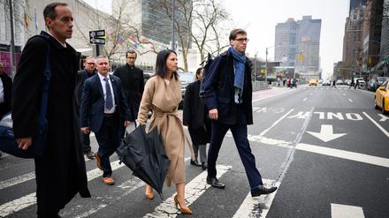 Ex-Außenministerin Baerbock 2024 bei einem Besuch in New York. (Archivbild)