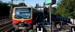 Eine S-Bahn fährt in den S-Bahnhof Tiergarten ein. (Archivbild)